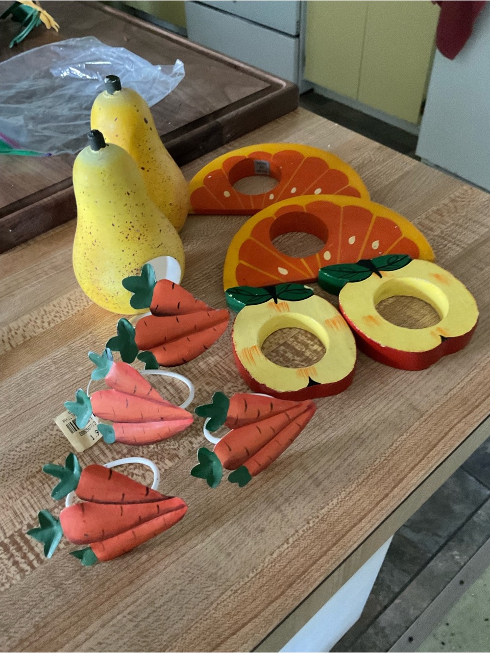 Napkin Rings..Fruits and Veggies